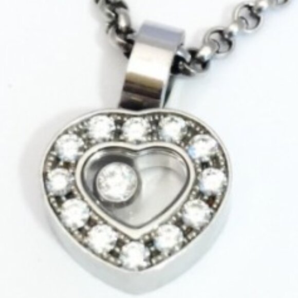 CHOPARD Jewelry - 18K CHOPARD "Happy Diamond" Heart Necklace